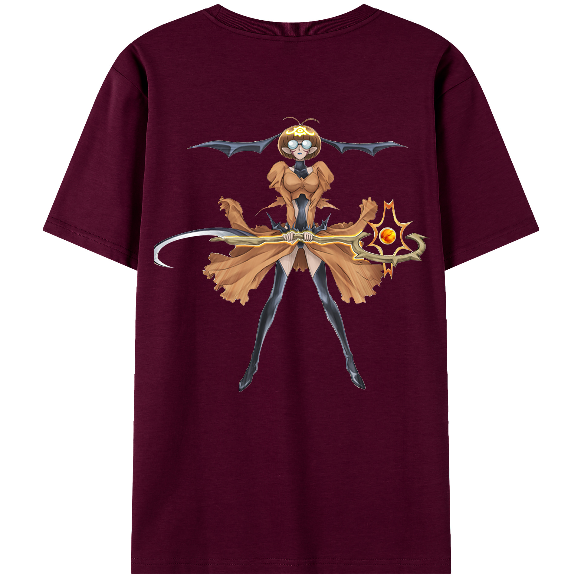 （画像用） 遊☆戯☆王 Yu-Gi-Oh! レディース半袖Tシャツ(バックプリント)